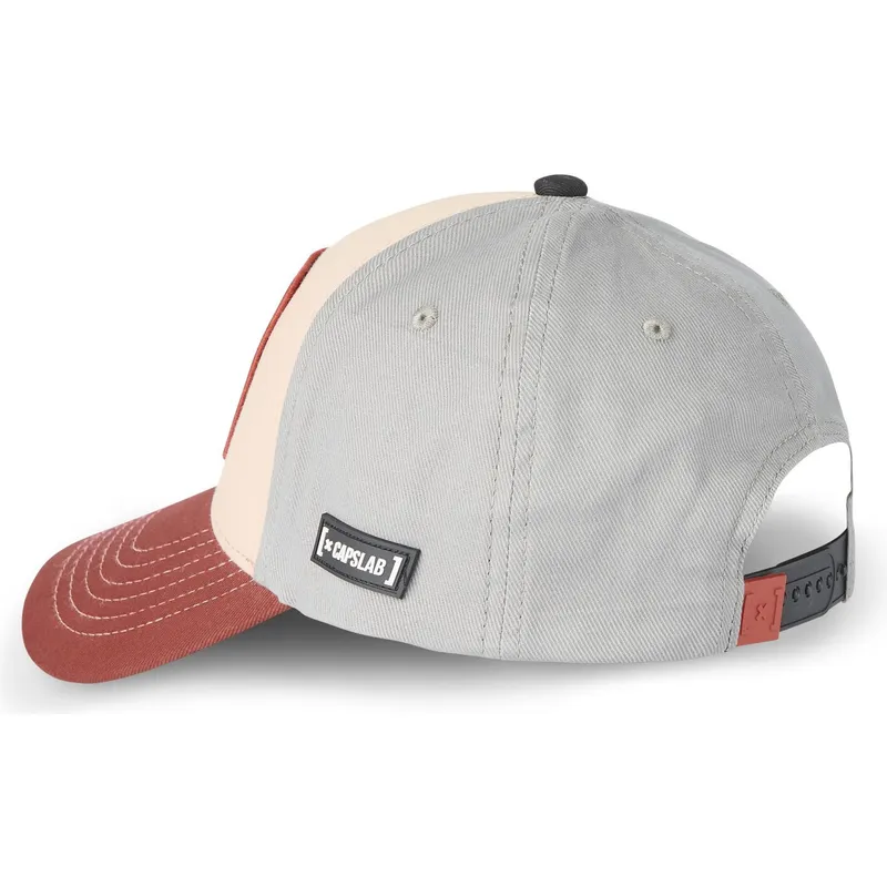 cappellino-curvo-beige-blu-marino-e-rosso-snapback-bugs-bunny-bu6-looney-tunes-di-capslab