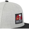 cappello-snapback-grigio-e-nero-snoopy-far-out-naw3-peanuts-di-capslab