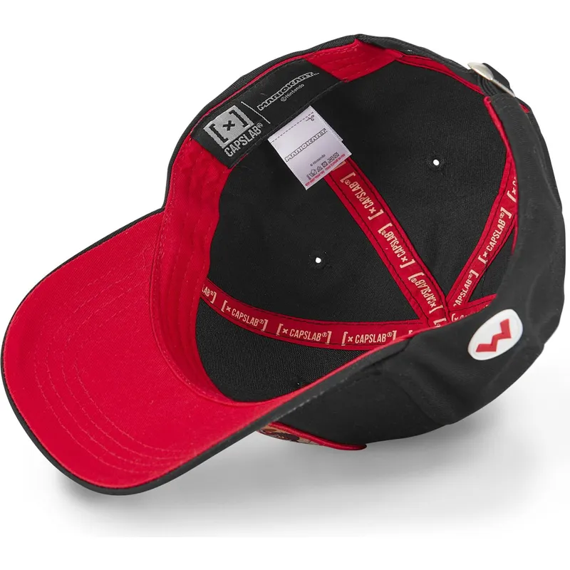 cappellino-curvo-nero-regolabile-mario-casb-cu1-super-mario-bros-di-capslab