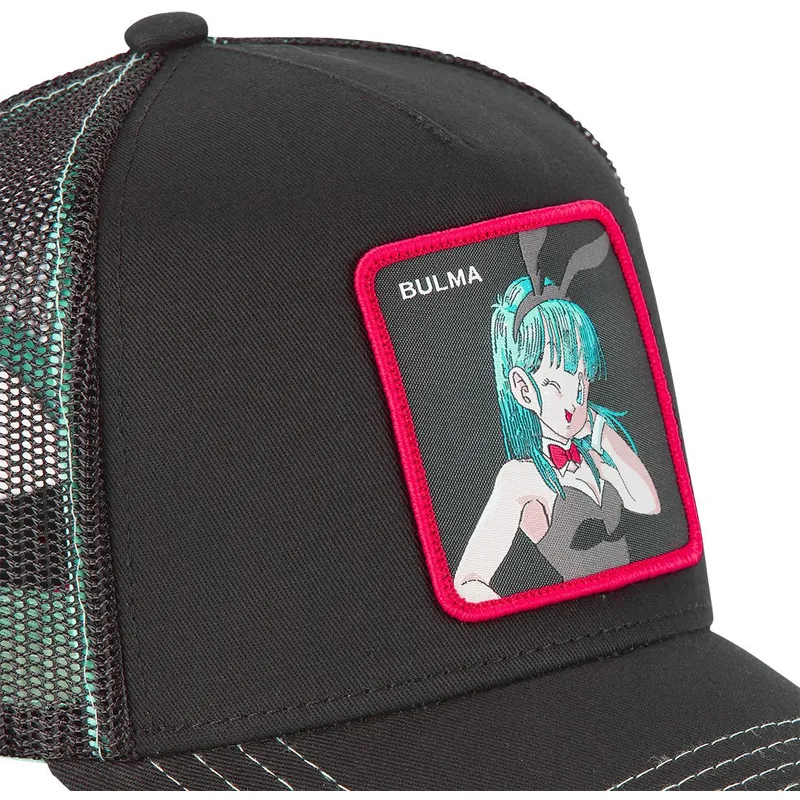 schwarze-trucker-cap-bulma-db3-bul1-dragon-ball-von-capslab