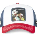 cappellino-trucker-bianco-blu-e-rosso-rick-y-morty-re4-rick-y-morty-di-capslab