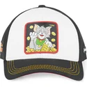 gorra-curva-blanca-y-negra-snapback-tom-t12-looney-tunes-de-capslab