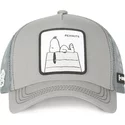 capslab-snoopy-sn2-peanuts-grey-trucker-hat