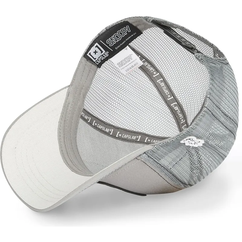 mutzen-gebogen-grau-snapback-snoopy-erdnusse-von-capslab mutzen-gebogen-grau-snapback-snoopy-erdnusse-von-capslab