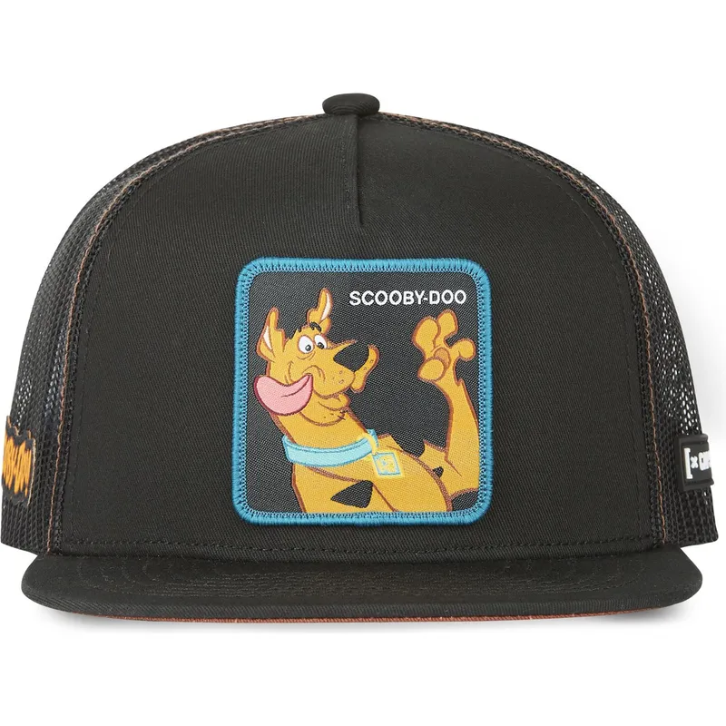 cappello-piatto-trucker-nero-scooby-doo-sbd7-scooby-doo-di-capslab