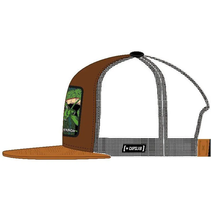 cappellino-piatto-trucker-marrone-shenron-she5-dragon-ball-di-capslab