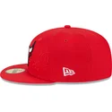 cappello-piatto-rosso-regolabile-59fifty-draft-edition-2023-dei-chicago-bulls-nba-di-new-era