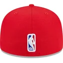 cappello-piatto-rosso-aderente-59fifty-draft-edition-2023-dei-chicago-bulls-nba-di-new-era