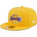 cappellino-piatto-giallo-snapback-9fifty-draft-edition-2023-dei-los-angeles-lakers-nba-di-new-era