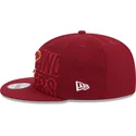 cappello-piatto-rosso-snapback-9fifty-draft-edition-2023-dei-cleveland-cavaliers-nba-di-new-era