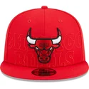 cappello-piatto-rosso-snapback-9fifty-draft-edition-2023-dei-chicago-bulls-nba-di-new-era