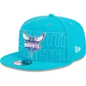 cappelli-piatta-blu-snapback-9fifty-draft-edition-2023-dei-charlotte-hornets-nba-di-new-era