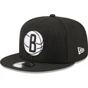 cappello-piatto-nero-snapback-9fifty-draft-edition-2023-dei-brooklyn-nets-nba-di-new-era