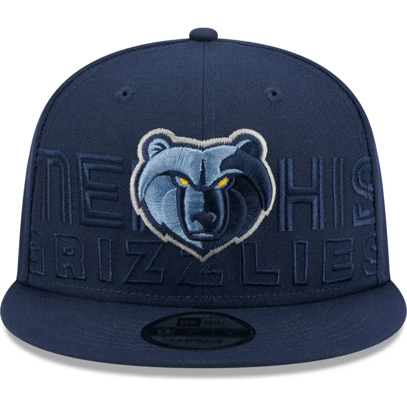 cappelli-piatta-blu-marino-snapback-9fifty-draft-edition-2023-dei-memphis-grizzlies-nba-di-new-era
