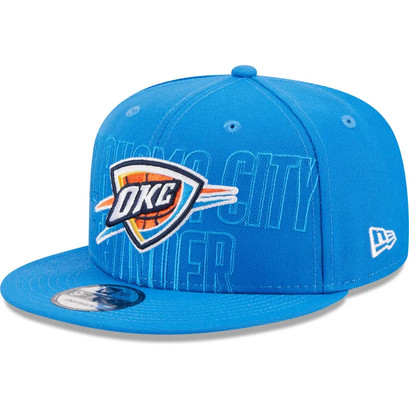 mutzen-flach-blau-snapback-9fifty-draft-edition-2023-der-oklahoma-city-thunder-nba-von-new-era