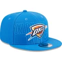 cappellino-piatto-blu-snapback-9fifty-draft-edition-2023-degli-oklahoma-city-thunder-nba-di-new-era