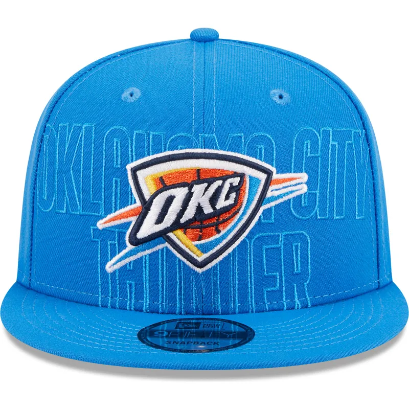 cappelli-piatta-blu-snapback-9fifty-draft-edition-2023-dei-oklahoma-city-thunder-nba-di-new-era