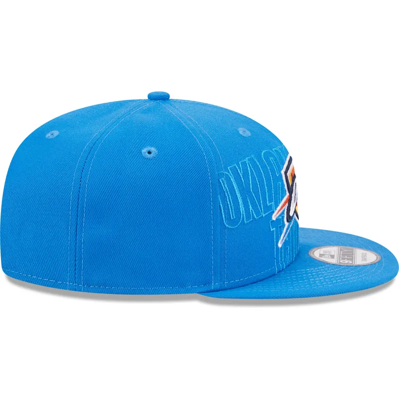 cappelli-piatta-blu-snapback-9fifty-draft-edition-2023-dei-oklahoma-city-thunder-nba-di-new-era
