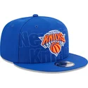 gorra-plana-azul-snapback-9fifty-draft-edition-2023-de-new-york-knicks-nba-de-new-era