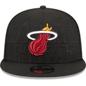 mutzen-flach-schwarz-snapback-9fifty-draft-edition-2023-der-miami-heat-nba-von-new-era