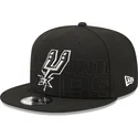 cappelli-piatta-nero-snapback-9fifty-draft-edition-2023-dei-san-antonio-spurs-nba-di-new-era