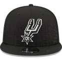 cappelli-piatta-nero-snapback-9fifty-draft-edition-2023-dei-san-antonio-spurs-nba-di-new-era