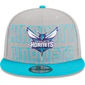cappelli-piatta-grigio-snapback-9fifty-draft-edition-2023-dei-charlotte-hornets-nba-di-new-era