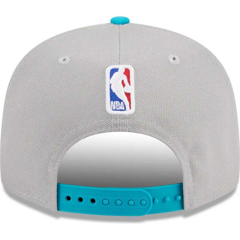 cappelli-piatta-grigio-snapback-9fifty-draft-edition-2023-dei-charlotte-hornets-nba-di-new-era