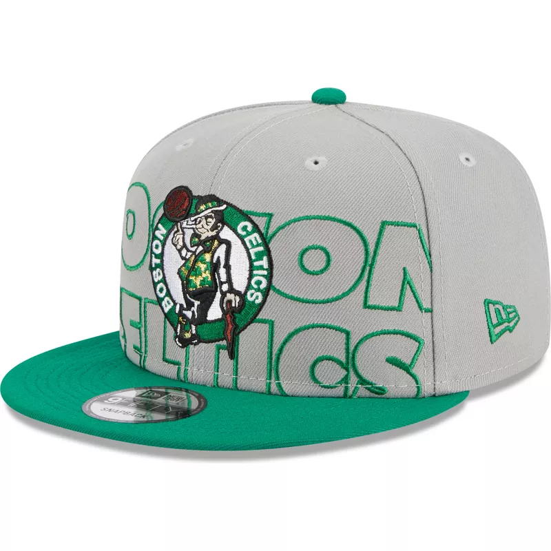 plana y verde snapback 9FIFTY Draft Edition 2023 de Boston Celtics NBA de New Era: