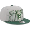 gorra-plana-gris-y-verde-snapback-9fifty-draft-edition-2023-de-milwaukee-bucks-nba-de-new-era