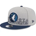 cappelli-piatta-grigio-snapback-9fifty-draft-edition-2023-dei-minnesota-timberwolves-nba-di-new-era