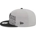 cappello-piatto-grigio-e-nero-snapback-9fifty-draft-edition-2023-dei-san-antonio-spurs-nba-di-new-era