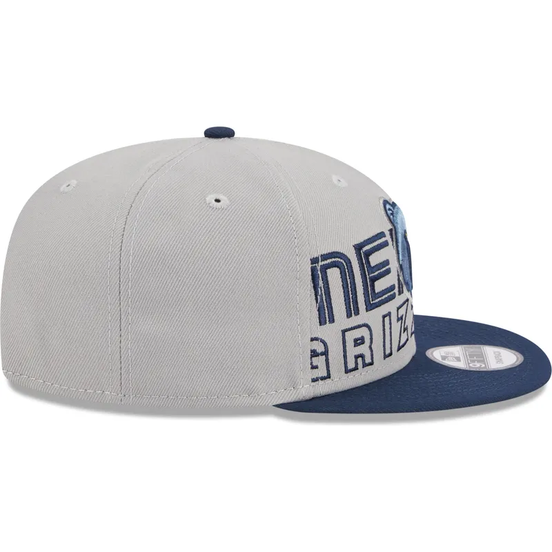 cappelli-piatta-grigio-snapback-9fifty-draft-edition-2023-dei-memphis-grizzlies-nba-di-new-era