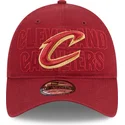 gorra-curva-roja-ajustable-9twenty-draft-edition-2023-de-cleveland-cavaliers-nba-de-new-era