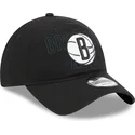 gorra-curva-negra-ajustable-9twenty-draft-edition-2023-de-brooklyn-nets-nba-de-new-era