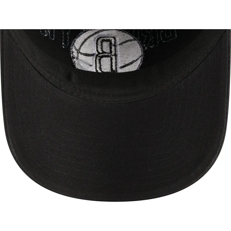 cappellino-curvo-nero-regolabile-9twenty-draft-edition-2023-di-brooklyn-nets-nba-di-new-era