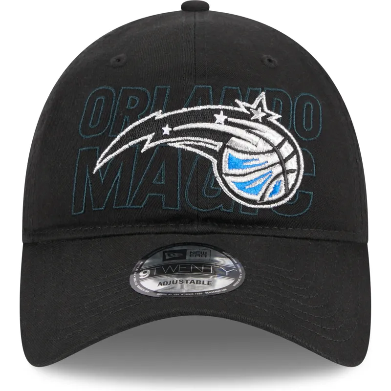 cappellino-curvo-nero-regolabile-9twenty-draft-edition-2023-di-orlando-magic-nba-di-new-era