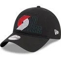 svart-bojd-justerbar-keps-9twenty-draft-edition-2023-fran-portland-trail-blazers-nba-av-new-era