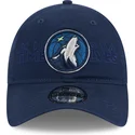 cappellino-curvo-blu-marino-regolabile-9twenty-draft-edition-2023-di-minnesota-timberwolves-nba-di-new-era