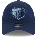 cappellino-curvo-blu-marino-regolabile-9twenty-draft-edition-2023-di-memphis-grizzlies-nba-di-new-era