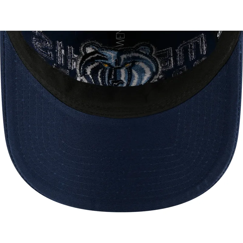 cappellino-curvo-blu-marino-regolabile-9twenty-draft-edition-2023-di-memphis-grizzlies-nba-di-new-era