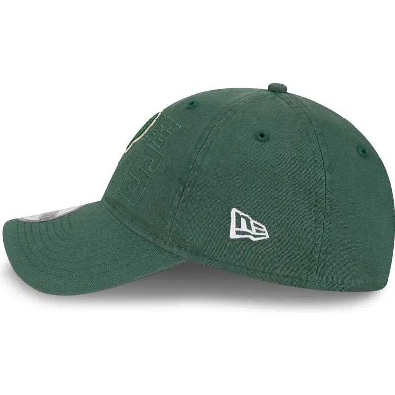 cappellino-curvo-verde-regolabile-9twenty-draft-edition-2023-dei-milwaukee-bucks-nba-di-new-era
