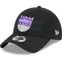 cappellino-curvo-nero-regolabile-9twenty-draft-edition-2023-dei-sacramento-kings-nba-di-new-era
