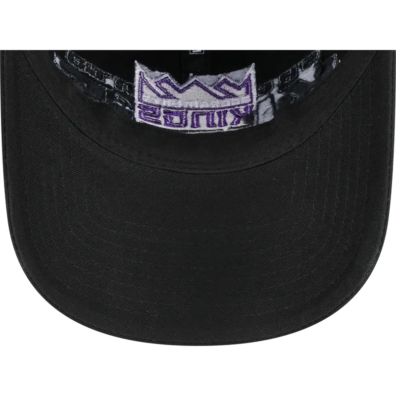 mutzen-gebogen-schwarz-verstellbares-band-9twenty-draft-edition-2023-der-sacramento-kings-nba-von-new-era