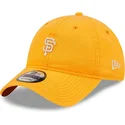 cappellino-visiera-curva-arancione-regolabile-9twenty-mini-logo-di-san-francisco-giants-mlb-di-new-era