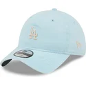 cappellino-curvo-azzurro-regolabile-9twenty-mini-logo-dei-los-angeles-dodgers-mlb-di-new-era