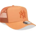 cappelli-curva-marrone-snapback-a-frame-tech-ripstop-dei-new-york-yankees-mlb-di-new-era
