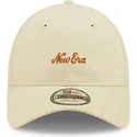 gorra-curva-beige-ajustable-9twenty-herringbone-de-new-era