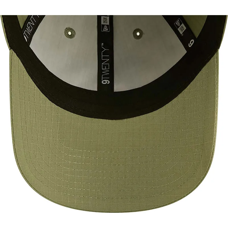 grune-verstellbare-curved-cap-9twenty-ripstop-von-new-era