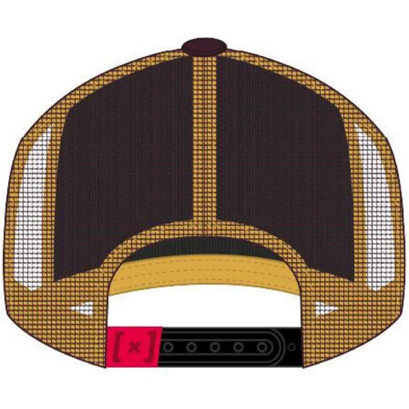 cappellino-trucker-marrone-e-rosso-kid-buu-kid2-dragon-ball-di-capslab